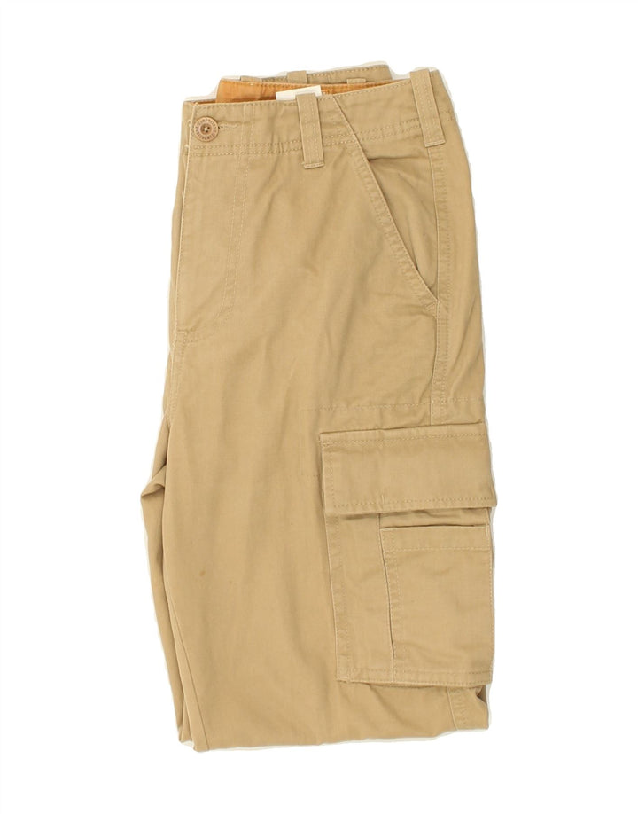 TIMBERLAND Mens Straight Cargo Trousers W28 L27 Beige Cotton Vintage Timberland and Second-Hand Timberland from Messina Hembry 