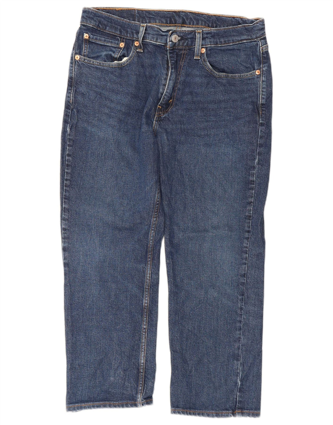 Levi's Masculino 514 Straight Jeans W33 L23 Azul Algodão