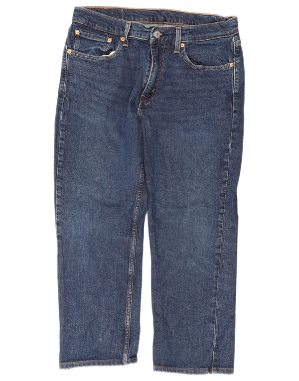 Levi's Masculino 514 Straight Jeans W33 L23 Azul Algodão