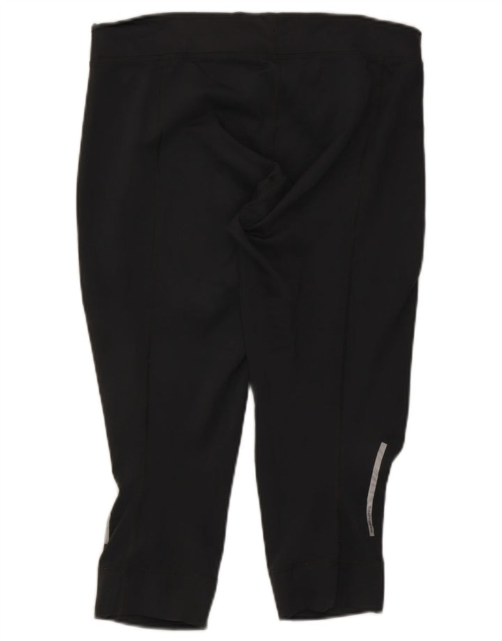 Adidas Womens Climalite Capri Leggings UK 16/18 Grande Cinza Poliéster