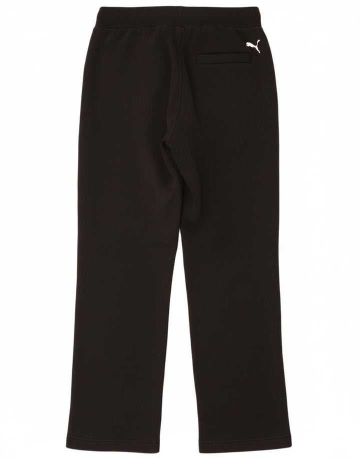 Puma Mens Graphic Calças de treino médio algodão preto