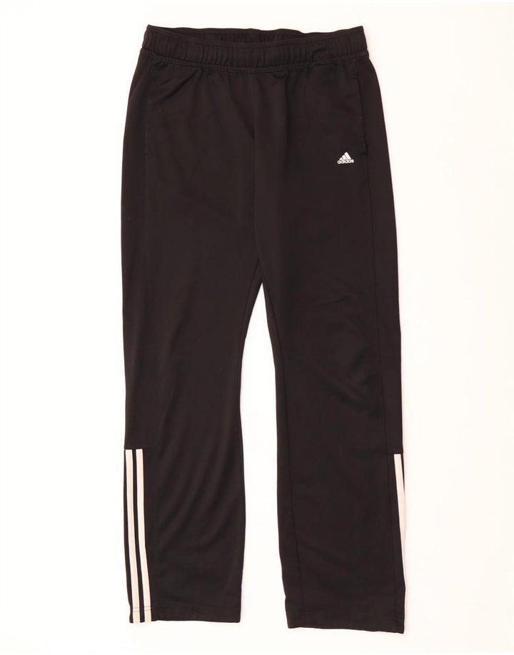 Calça de treino feminina Adidas UK 12/14 médio preto poliéster