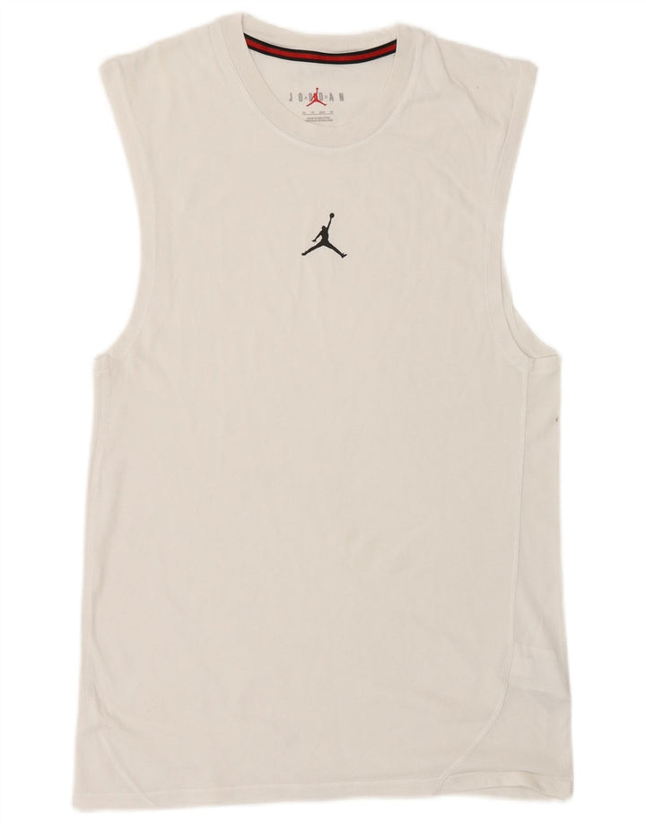 Jordan Colete Masculino Top XS Algodão Branco