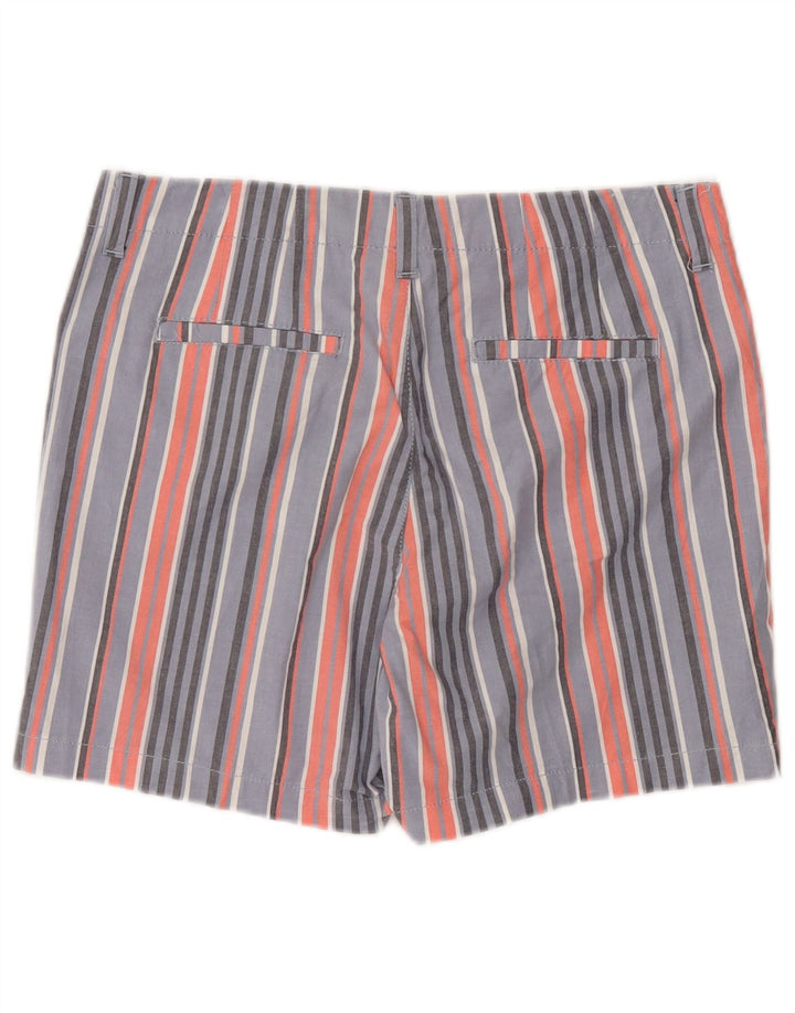 Lee Shorts feminino casual de cintura média US 10 grande W34 listrado multicolorido