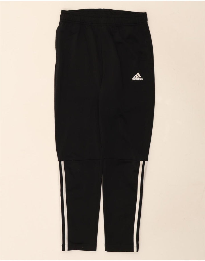 Calças de treino Adidas meninos 11-12 anos poliéster preto