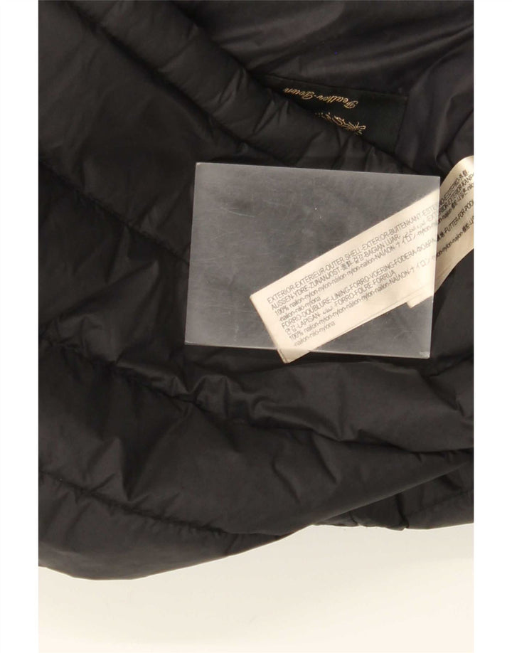 Jaqueta acolchoada masculina Massimo Dutti UK 40 grande nylon preto