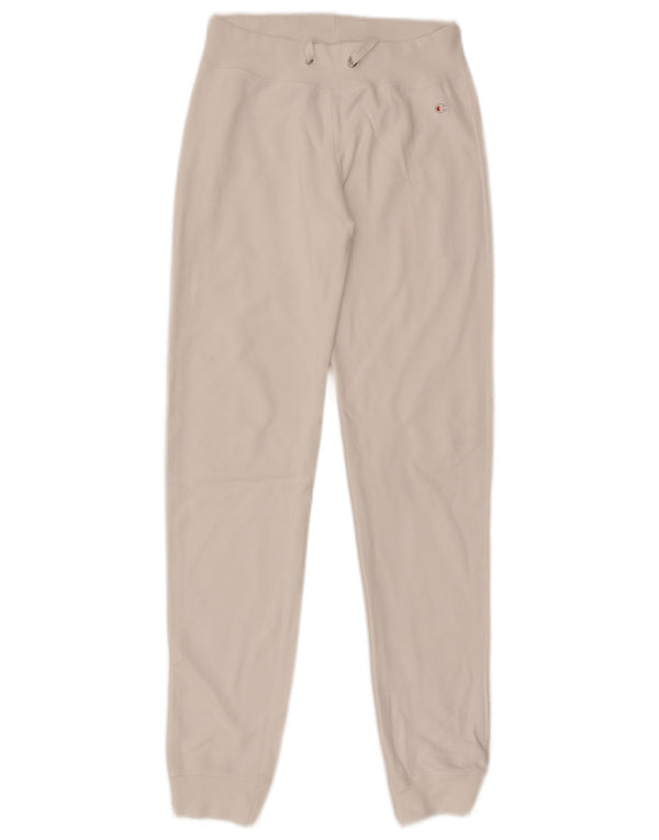 Calça esportiva feminina Champion Heritage Classics Joggers UK 6 XS branca