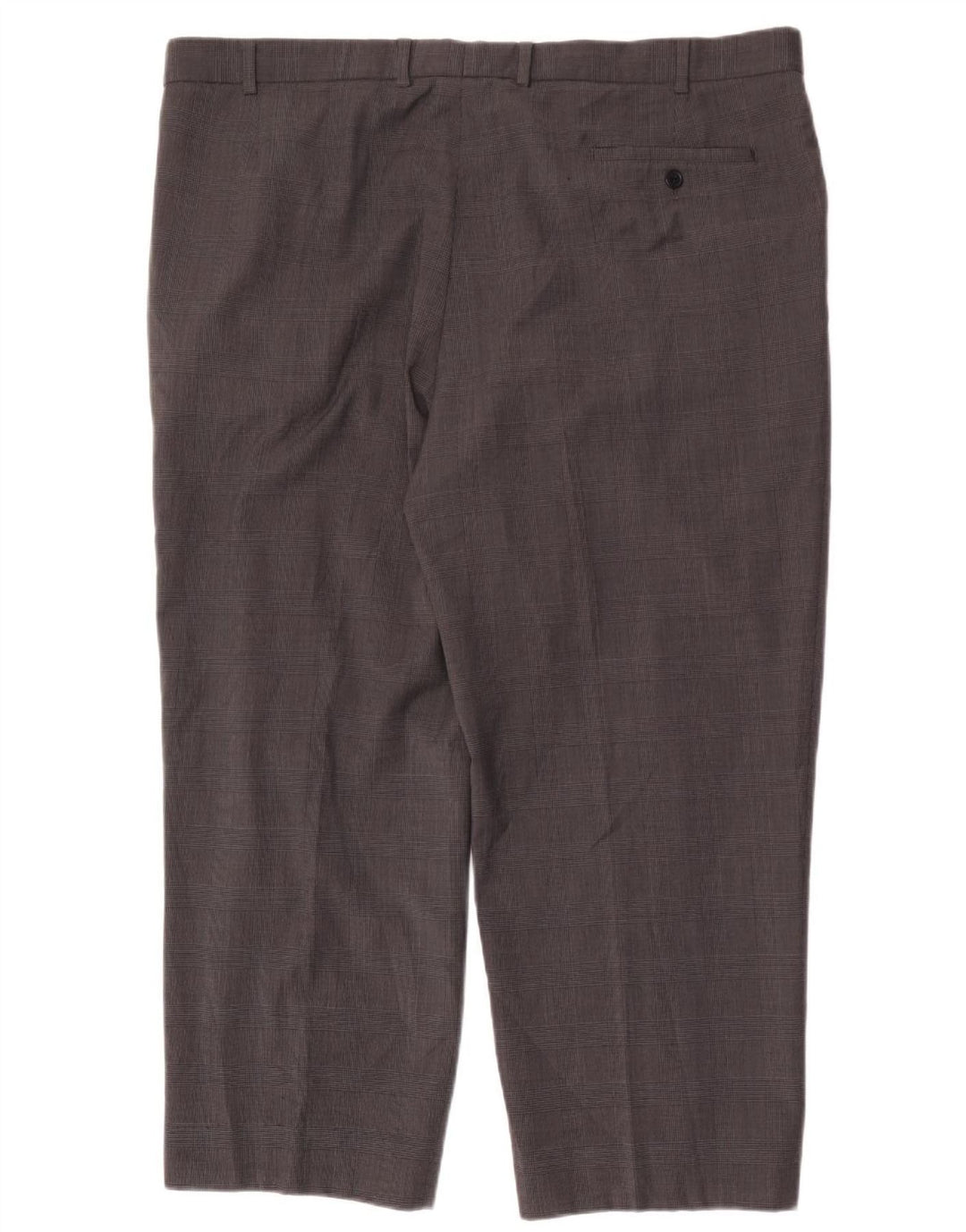 Calça masculina Marks & Spencer sob medida W42 L26 azul marinho