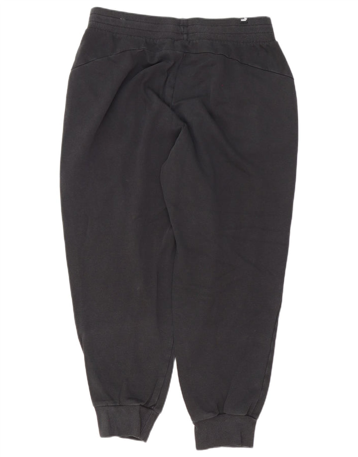 Calça de treino masculina Puma Joggers grande algodão preto