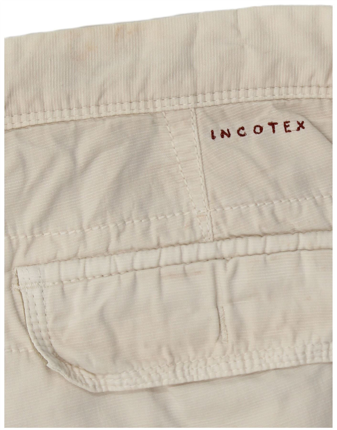 Shorts cargo masculino INCOTEX W34 grande branco