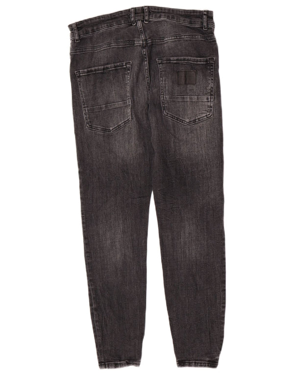 Zara Mens Skinny Jeans EU 44 Grande W34 L26 Algodão Cinza