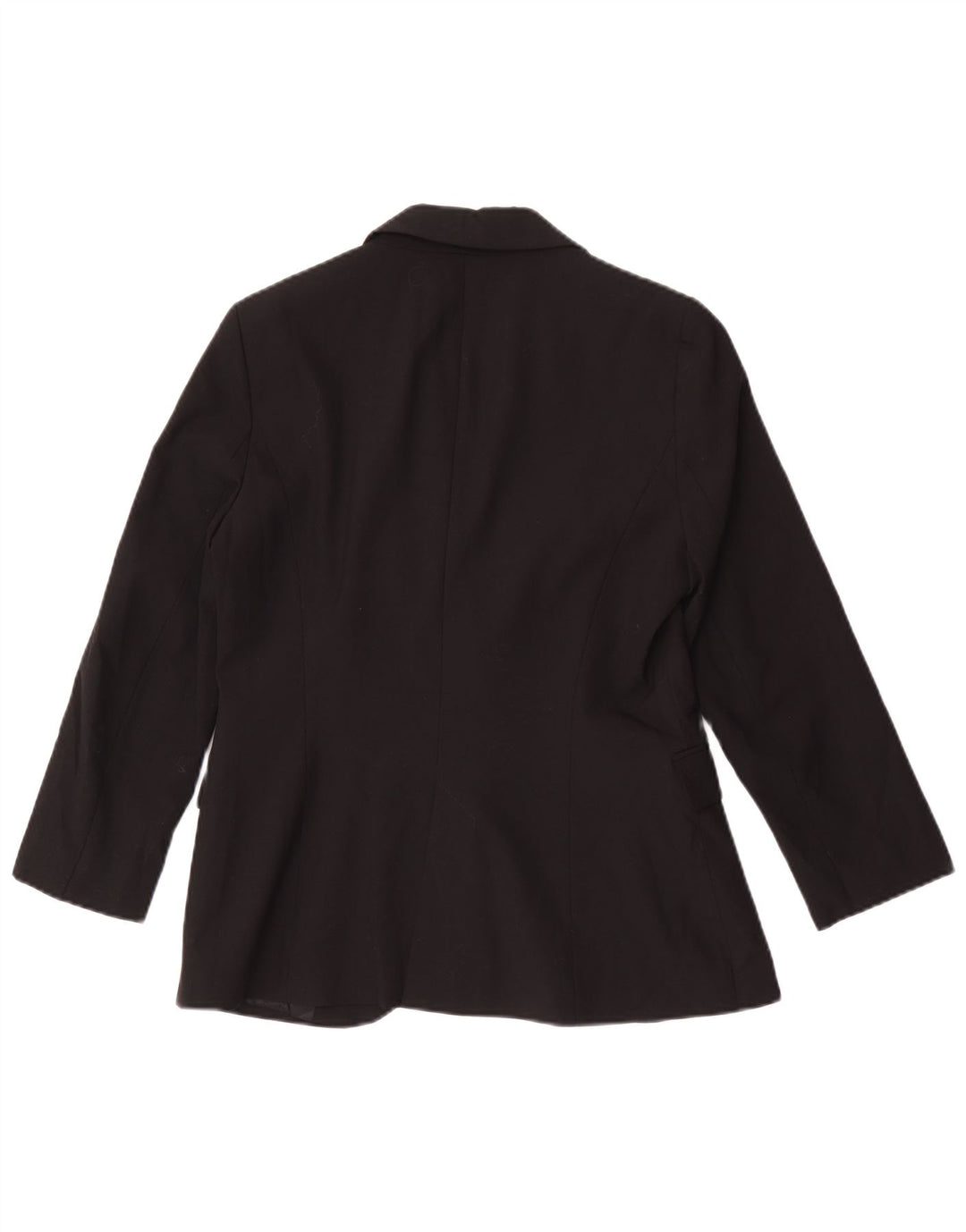 Jaqueta blazer feminina Zara com 1 botão EU 40 poliéster preto médio