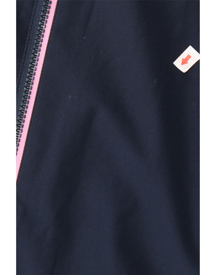 Jaqueta de chuva com capuz para meninas Jack Wolfskin 14-15 anos azul marinho poliéster