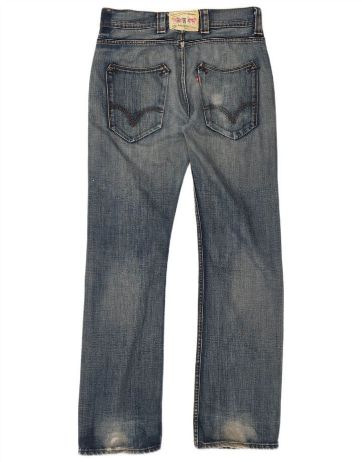 Jeans retos femininos Levi's W32 L33 azul