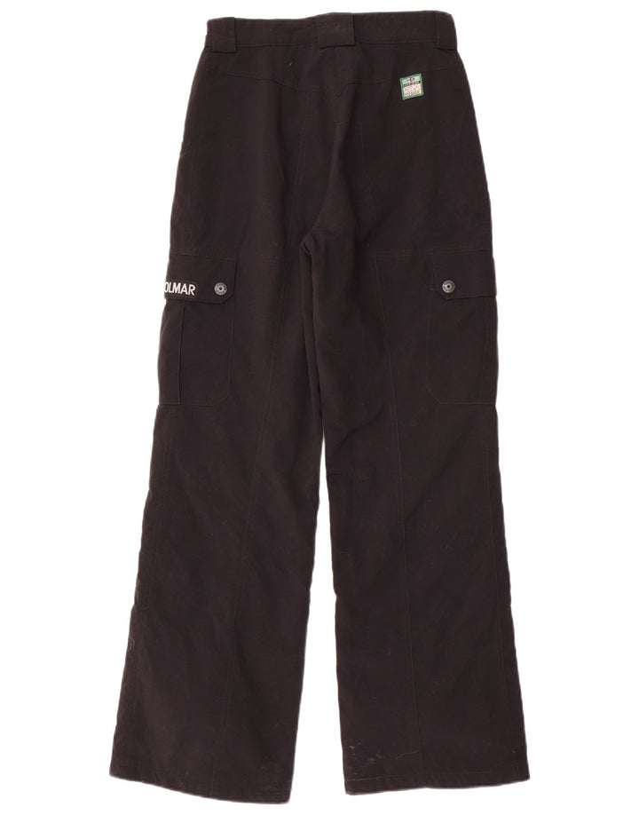 Calça corta-vento feminina Colmar Cargo IT 40 pequena W24 L29 nylon preto