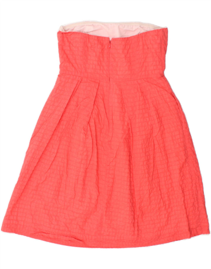 J. CREW Womens Strapless Dress US 6 Medium Red Cotton Vintage J. Crew and Second-Hand J. Crew from Messina Hembry 