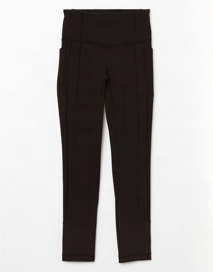 Lululemon Leggings capri feminino US 4 pequeno preto