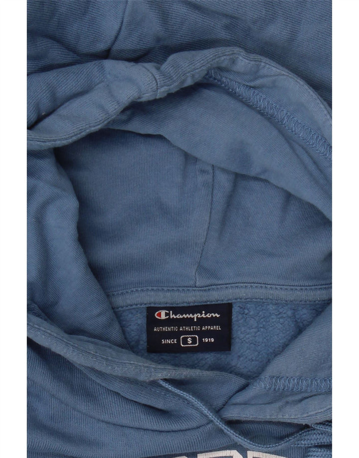 CHAMPION Suéter feminino com capuz grande da Duke University Reino Unido 10 pequeno azul