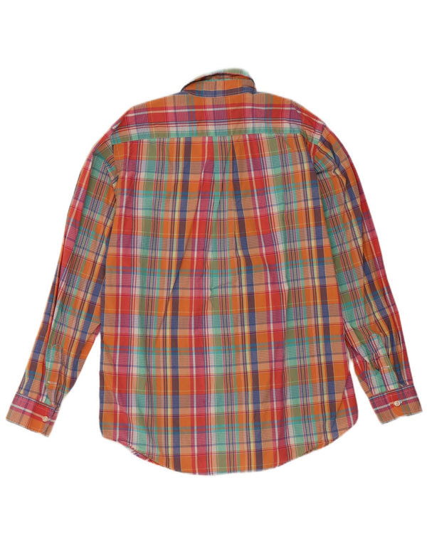 Camisa masculina RALPH LAUREN 15-16 anos XL algodão xadrez multicolorido
