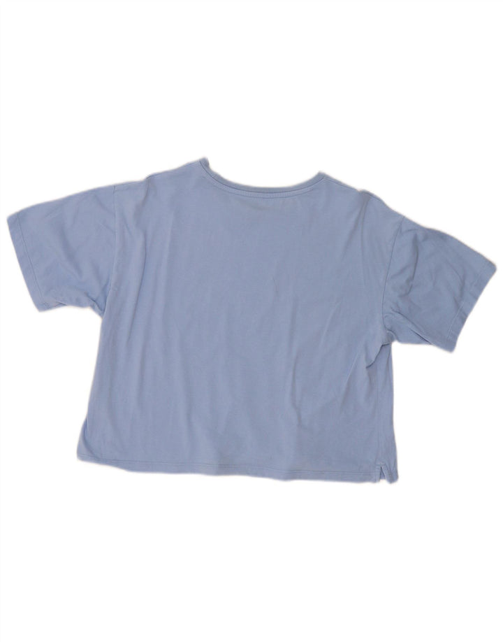 Puma Camiseta Feminina Crop Top UK 16 Grande Azul
