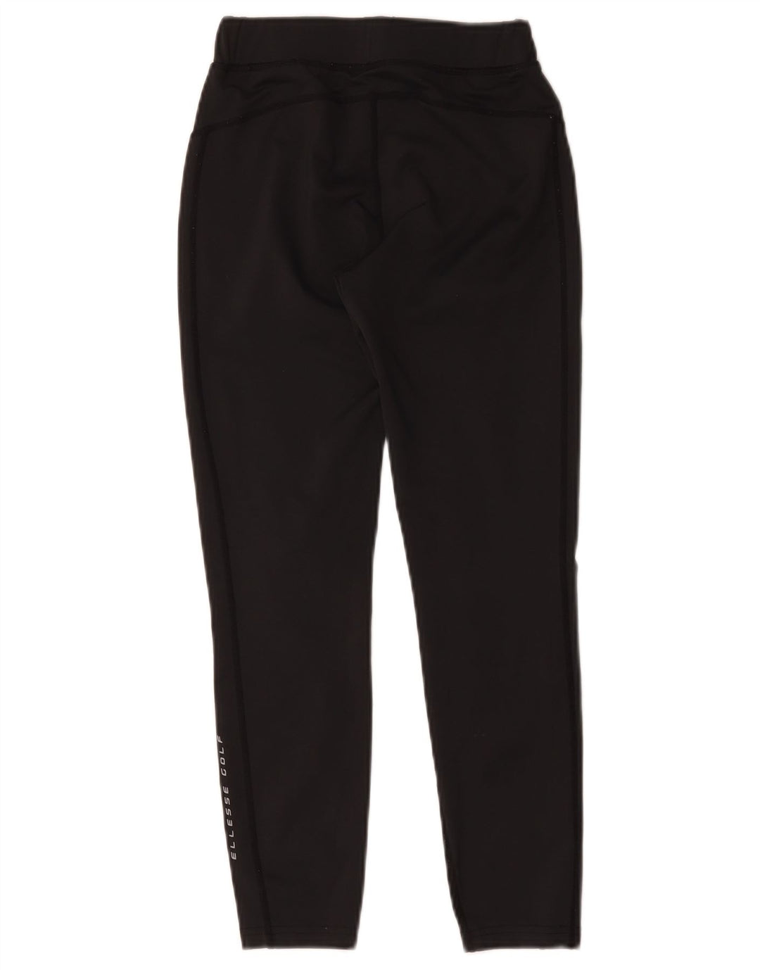 Leggings femininas Ellesse com corte gráfico UK 8 poliéster preto pequeno