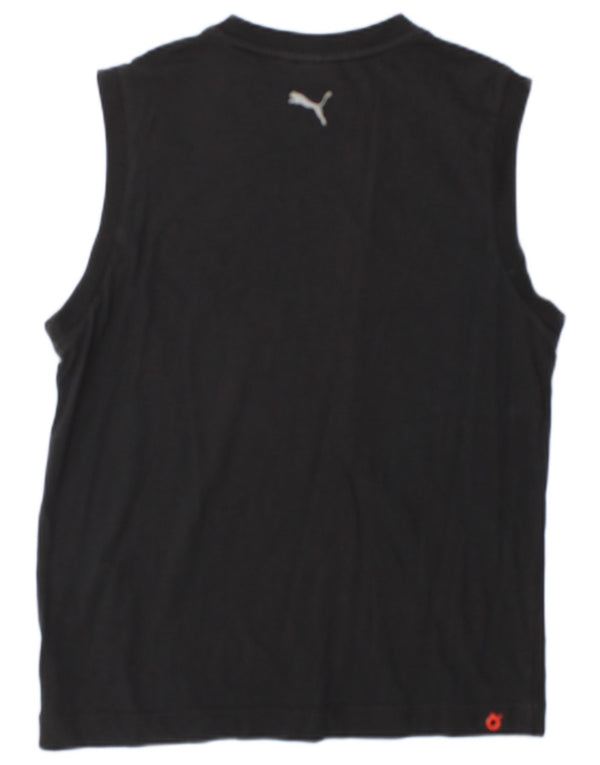 Camiseta Puma Masculina Graphic Top Médio Preto