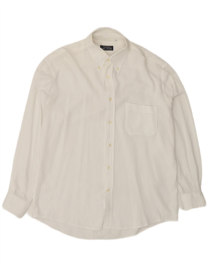 Camisa masculina Trussardi grande branca