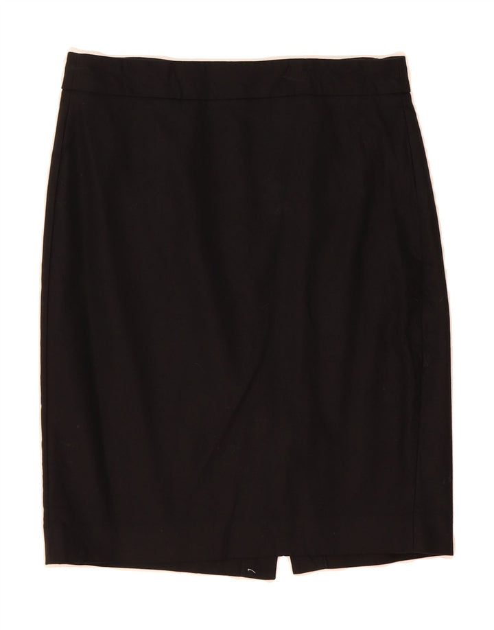 J. CREW Womens Pencil Skirt US 0 XS W28  Black Cotton Vintage J. Crew and Second-Hand J. Crew from Messina Hembry 