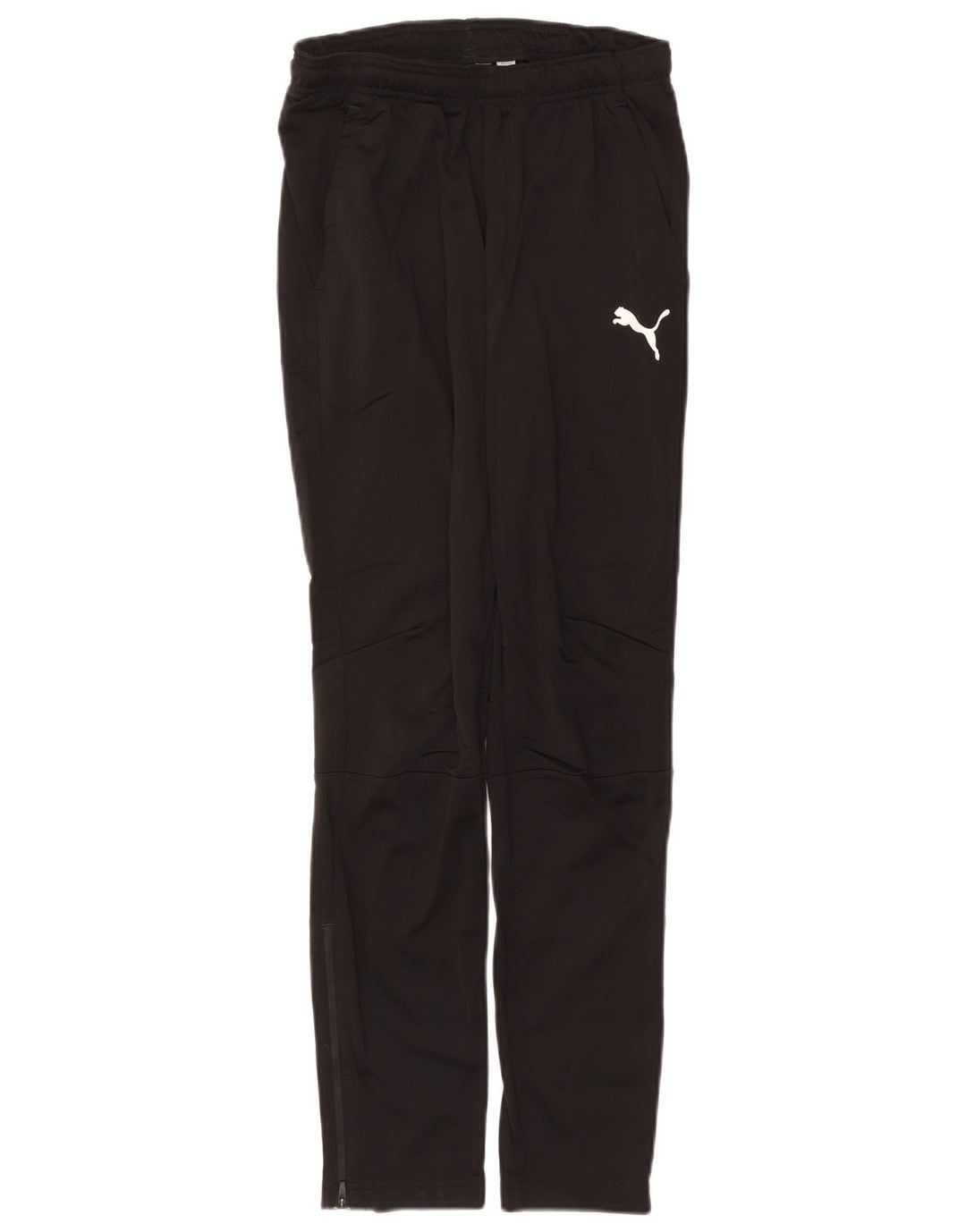 Calça de treino masculina Puma pequena preta poliéster