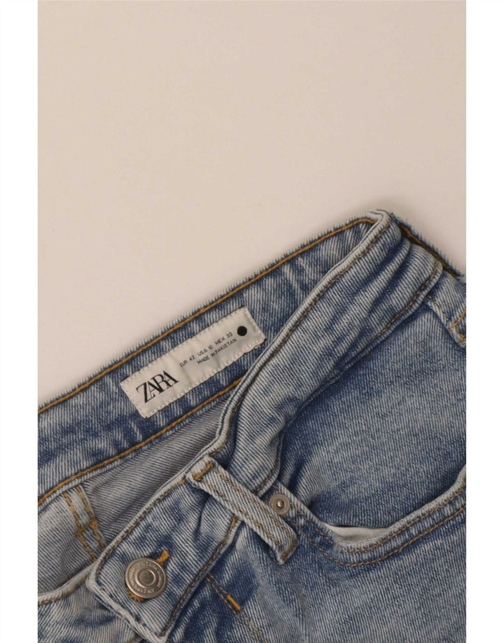 Calça jeans feminina Zara EU 42 grande W32 L24 azul