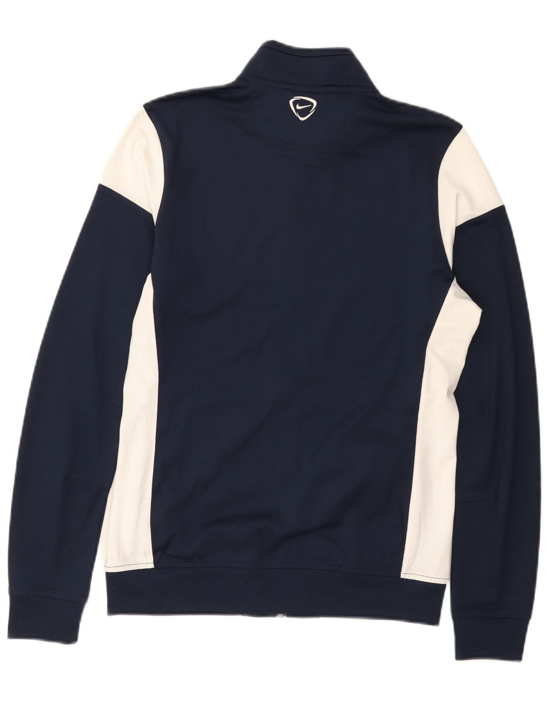 Nike Mens Dri Fit Tracksuit Top Jacket Médio Azul Marinho Colourblock