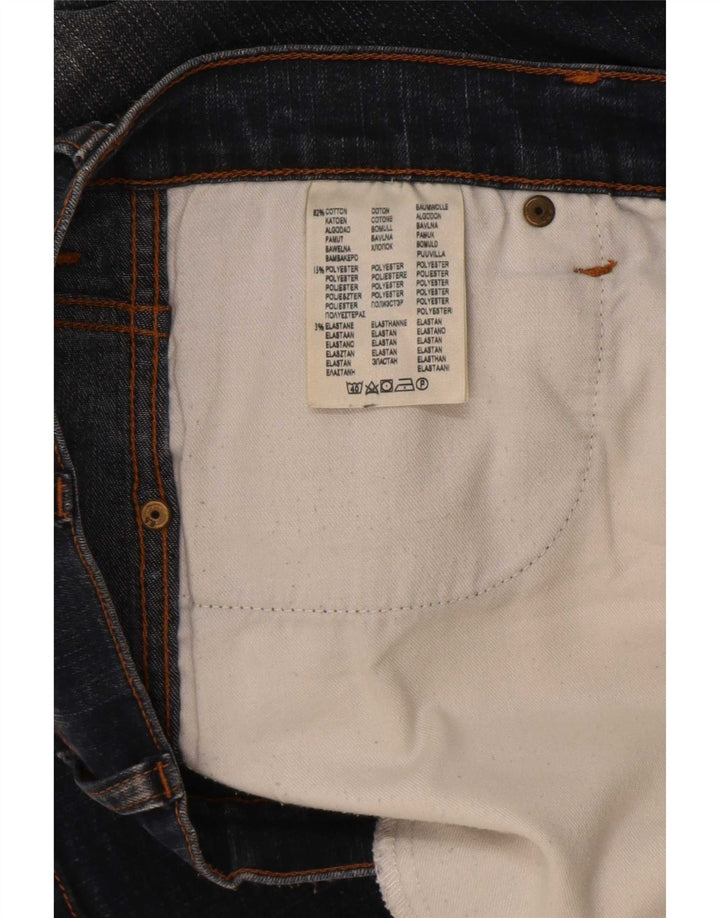 Wrangler Mens Bootcut Jeans W34 L32 Azul Marinho Algodão
