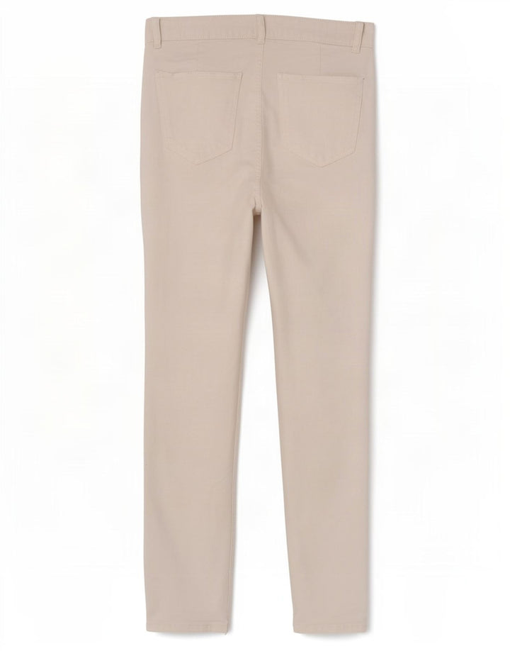 Zara Jeans Skinny Feminino EU 40 Médio W30 L28 Algodão Branco