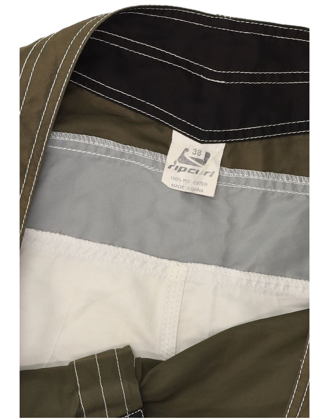 Shorts de natação masculino Rip Curl XL Khaki Colourblock Poliéster