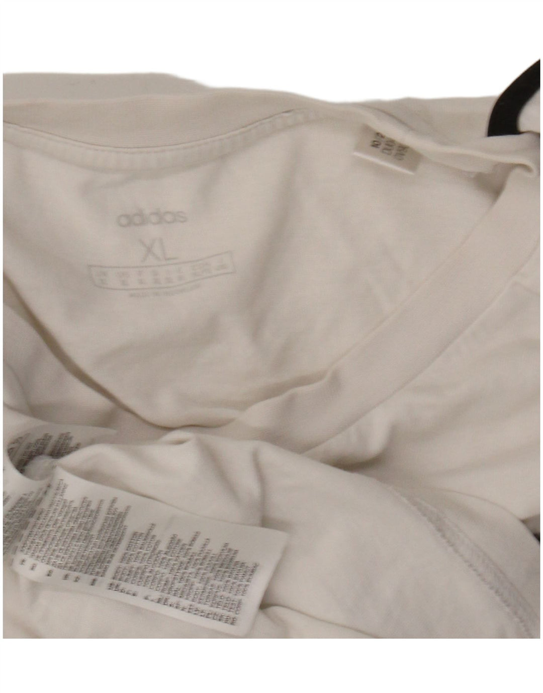 Camiseta masculina Adidas Top XL algodão branco