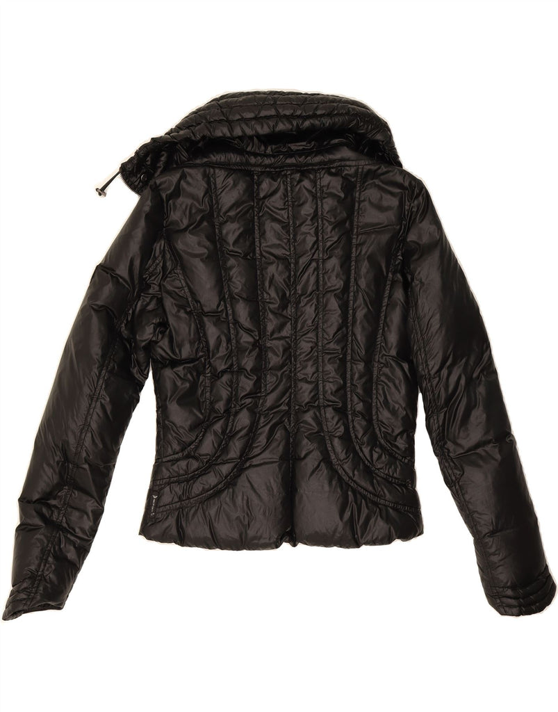 ARMANI Womens Padded Jacket US 8 Medium Black Vintage Armani and Second-Hand Armani from Messina Hembry 