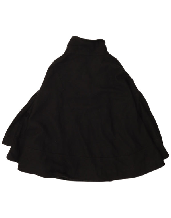 Casaco feminino Zara com trespassado duplo Reino Unido 16 grande preto