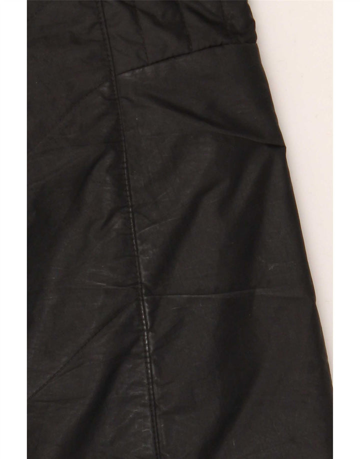 Casaco acolchoado com capuz feminino Jack Wolfskin Reino Unido 10 pequeno poliéster preto
