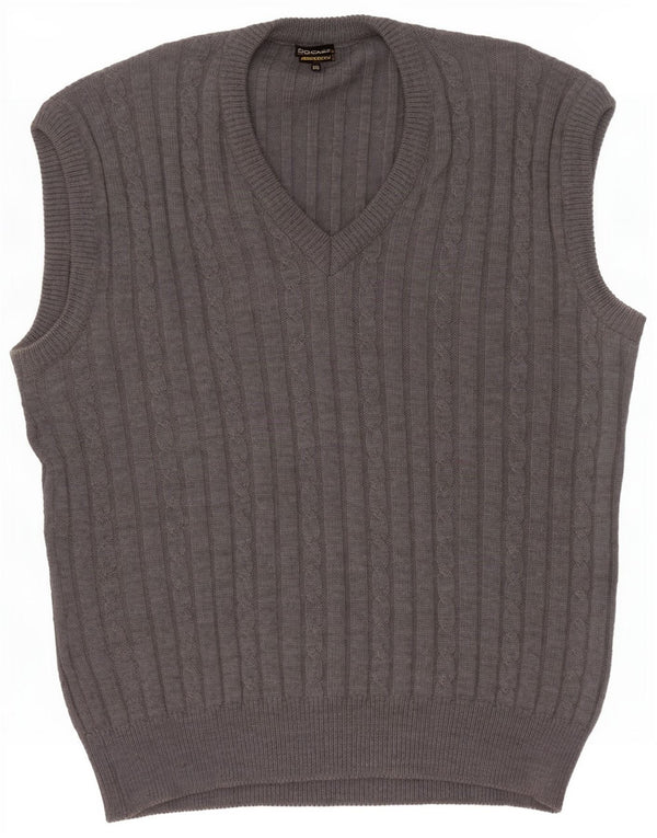 Jockey Mens Vest Regata XL Lã Cinza