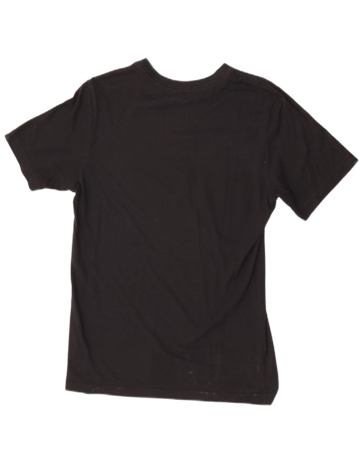 Camiseta Nike Masculina Dri Fit Graphic Top Pequeno Algodão Preto