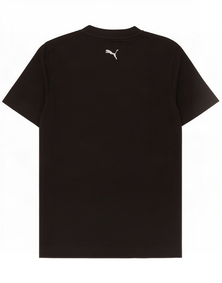 Puma Camiseta masculina gráfica Top pequeno preto