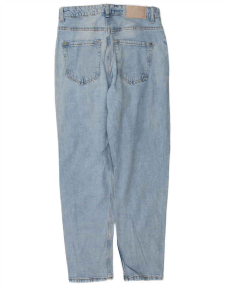 Zara Jeans Cônicos Femininos EU 38 Pequeno W28 L28 Azul