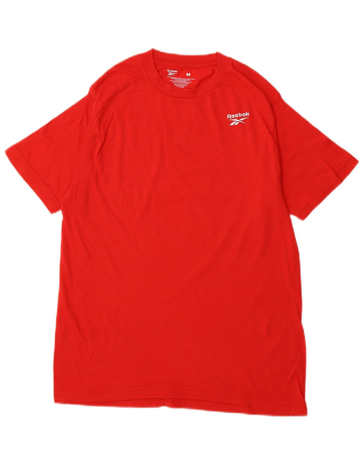 Camiseta masculina REEBOK Top médio algodão vermelho