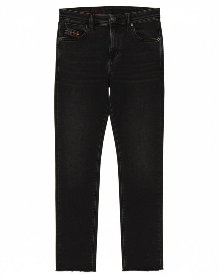 Jeans Slim Feminino Diesel W24 L26 Preto Poliacrílico