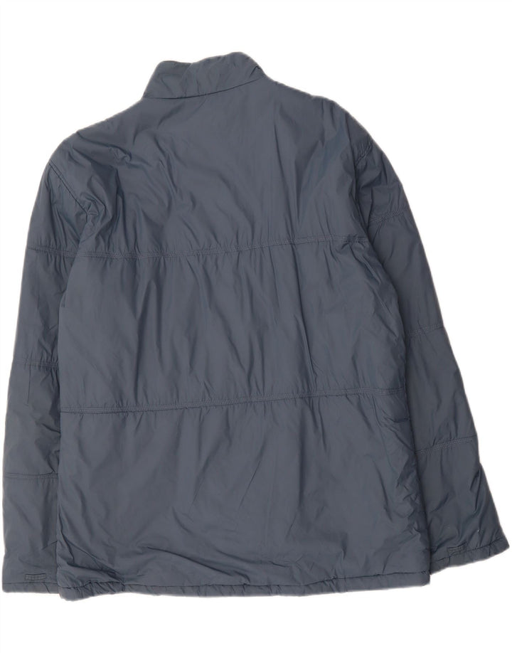 KAPPA Mens Padded Jacket UK 46 3XL Blue Polyamide Vintage Kappa and Second-Hand Kappa from Messina Hembry 
