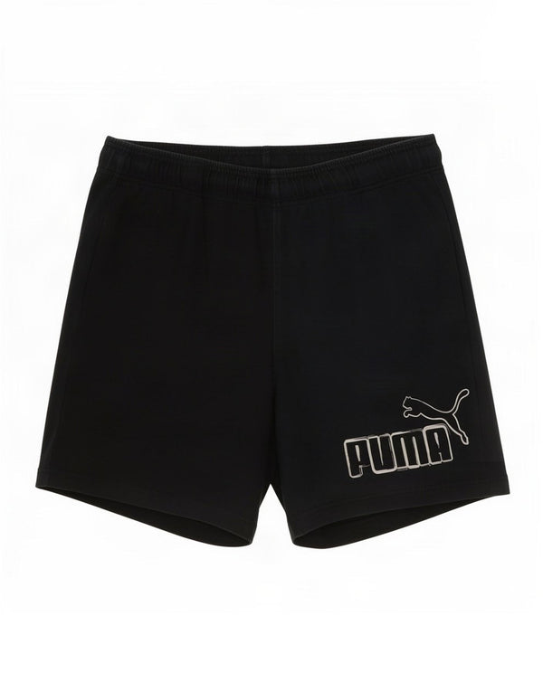 Shorts esportivos masculinos Puma Graphic grandes poliéster azul marinho
