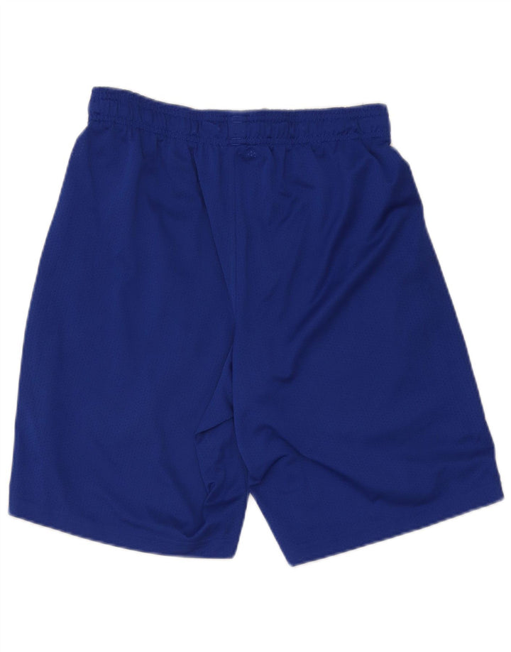 Sob o poliéster azul pequeno de Colourblock do short do esporte da engrenagem do calor dos homens da armadura
