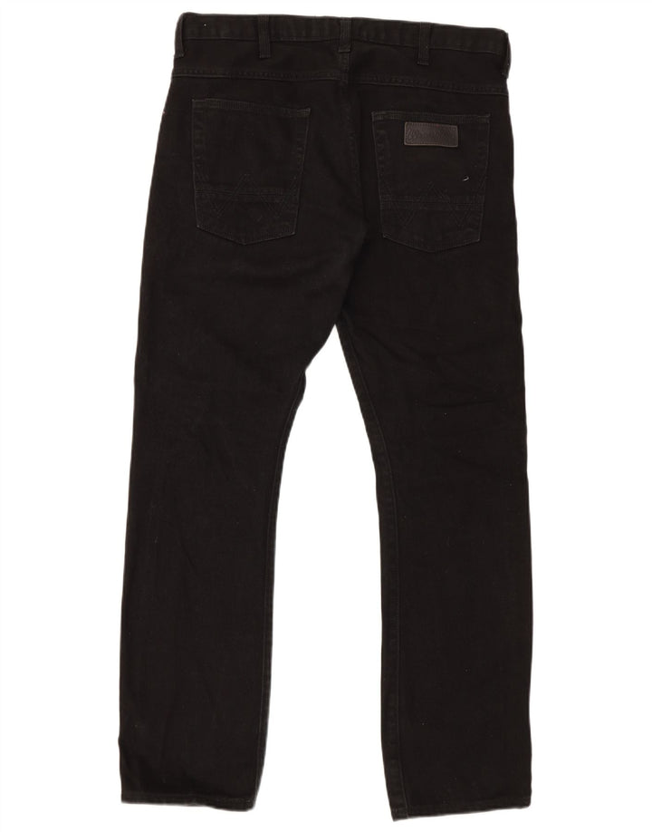Wrangler Masculino Spencer Slim Straight Jeans W34 L32 Preto