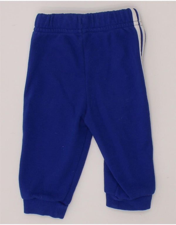 ADIDAS Baby Boys Joggers Calças de treino 3-6 meses algodão azul