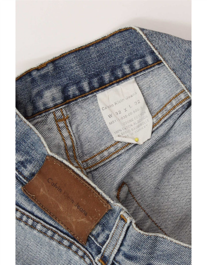 Shorts jeans masculino Calvin Klein W32 algodão azul médio